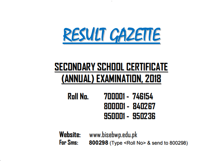 1ST YEAR RESULT 2019 FAISALABAD BOARD DATE BY NAME ROLL NO GAZETTE